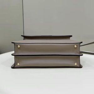 Replica Fendi Peekaboo With Patch Pocket Beige - premium-grade designer purse dupe