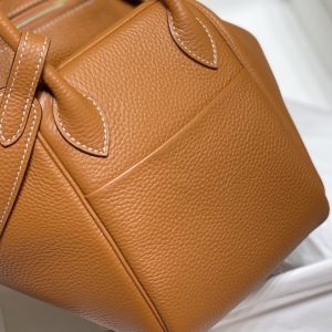 Replica Hermes Lindy Golden Brown - high-accuracy replica luxury purse