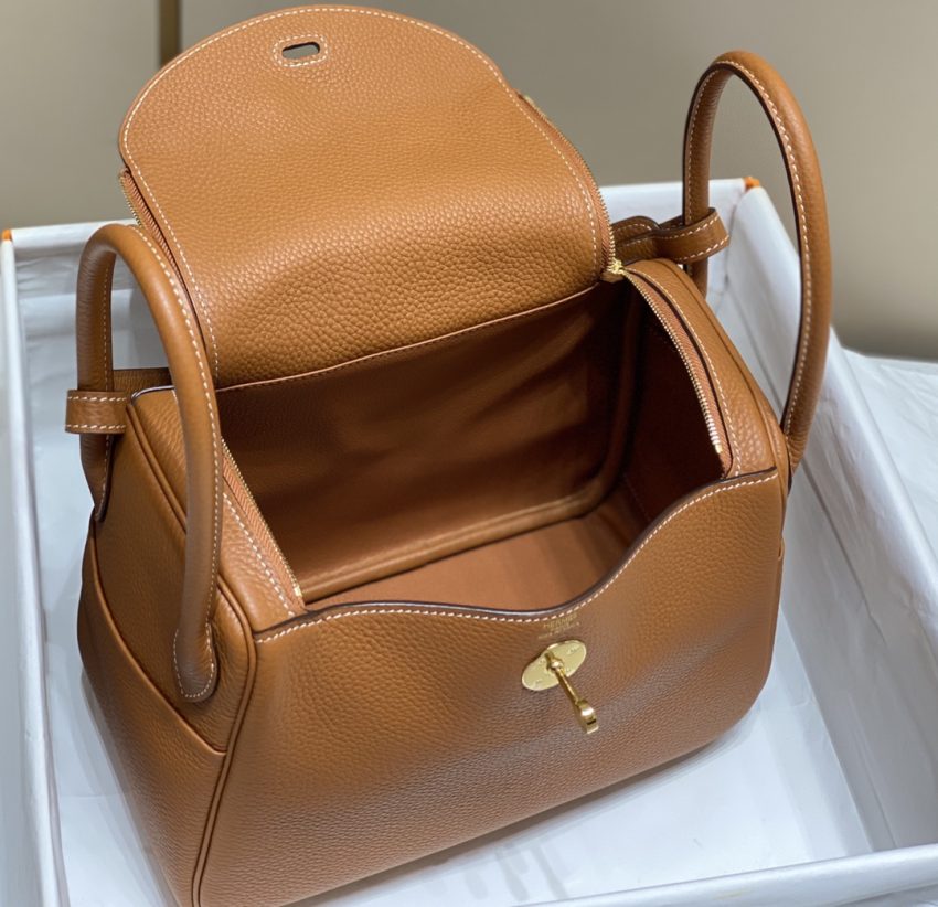 Replica Hermes Lindy Golden Brown - top-rated replica designer bag