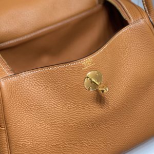Replica Hermes Lindy Golden Brown - realistic designer-inspired fake bag