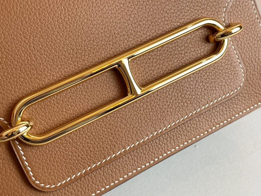 Replica Hermes Sac Roulis Brown - premium-grade designer purse dupe