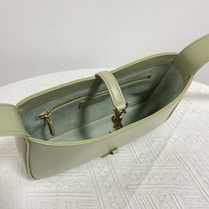 Replica YSL LE 5 A 7 Hobo Olive - high-end fake designer purse