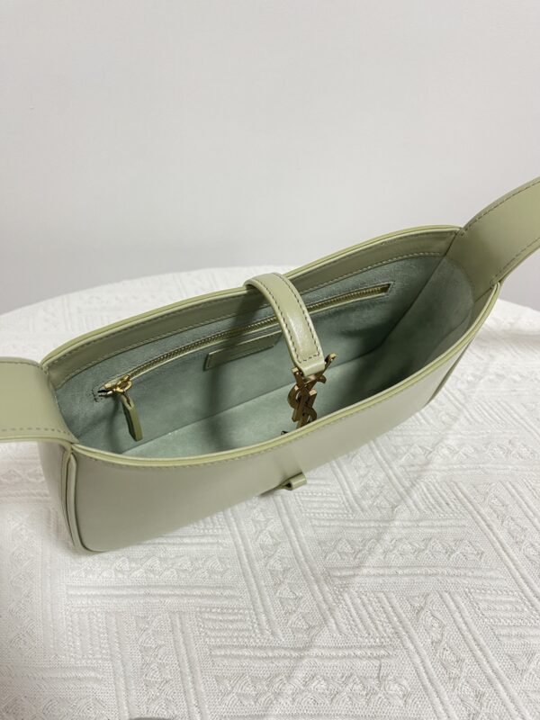 Replica YSL LE 5 A 7 Hobo Olive - high-end fake designer purse