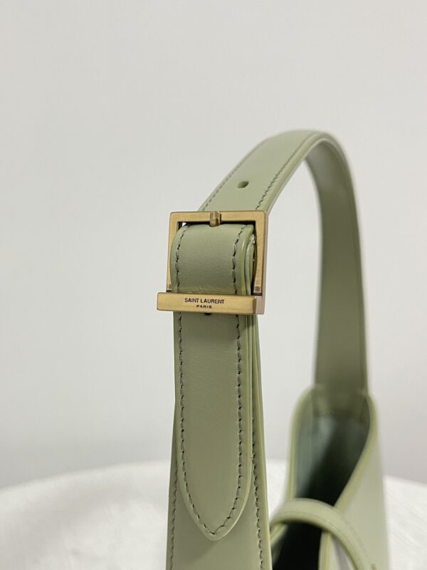 Replica YSL LE 5 A 7 Hobo Olive - near-authentic luxury replica handbag