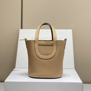 Replica Hermes The Light Brown - authentic-look luxury purse replica