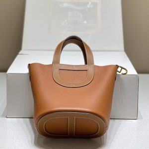 Replica Hermes The Loop Brown - elite superclone designer purse