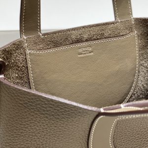 Replica Hermes The Loop Elephant Grey - 1:1 designer replica handbag