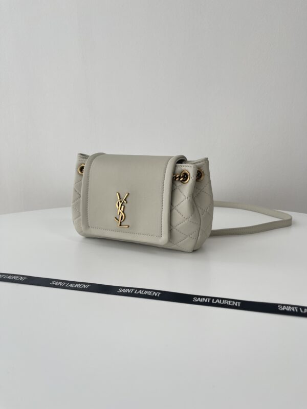 Replica YSL Nolita White - realistic designer-inspired fake bag
