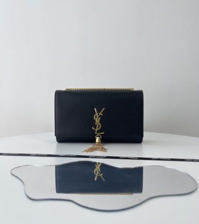 Replica YSL Kate Tassel Black - authentic-look luxury purse replica