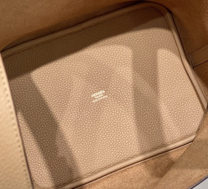 Replica Hermes Picotin Lock Milk Tea - premium 1:1 fake handbag model