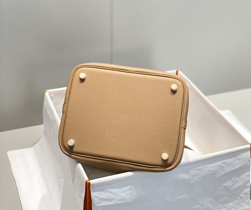 Replica Hermes Picotin Lock Milk Tea - 1:1 designer replica handbag