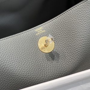 Replica Hermes Lindy Cumulonimbus Gray - high-end fake designer purse