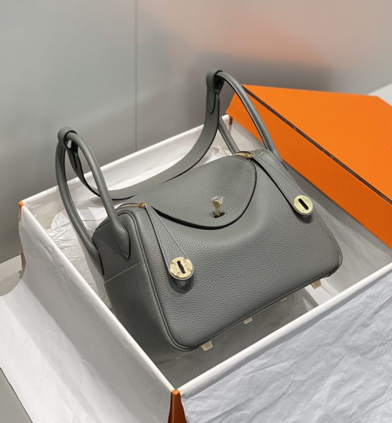 Replica Hermes Lindy Cumulonimbus Gray - premium 1:1 fake handbag model