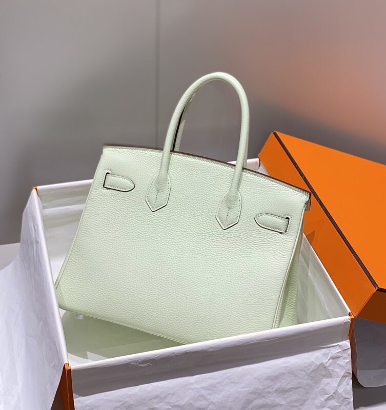 Replica Hermes Top Quality Replica Bag ShopBubble Green - premium 1:1 fake handbag model