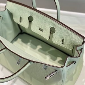 Replica Hermes Top Quality Replica Bag ShopBubble Green - near-authentic luxury replica handbag