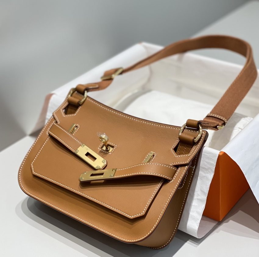 Replica Hermes Jypsiere Brown - premium 1:1 fake handbag model