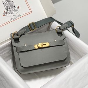 Replica Hermes Jypsiere Cumulonimbus gray - 1:1 designer replica handbag