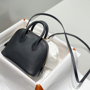 Replica Hermes Mini Bolide - Black - elite superclone designer purse