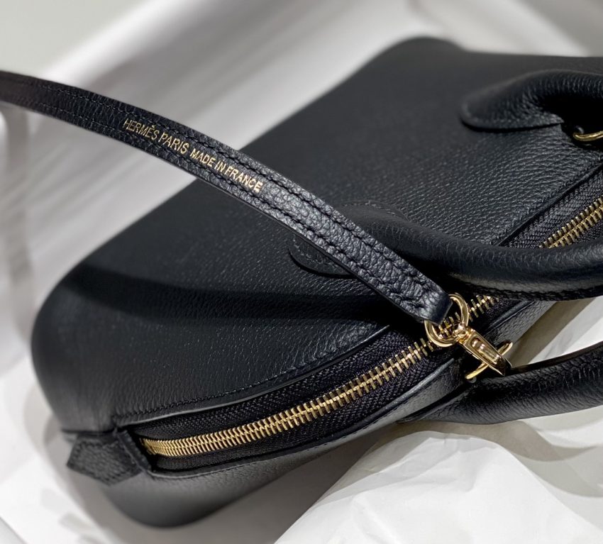 Replica Hermes Mini Bolide - Black - best quality luxury bag dupe