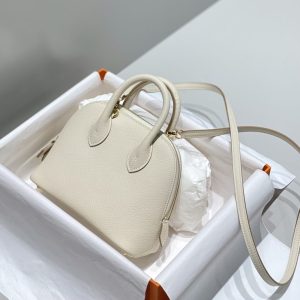 Replica Hermes Mini Bolide - White - premium 1:1 fake handbag model