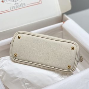 Replica Hermes Mini Bolide - White - high-quality designer bag clone