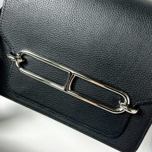 Replica Hermes Sac Roulis Black - elite superclone designer purse