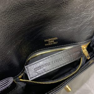 Replica Balenciaga Small BB Black - realistic designer-inspired fake bag