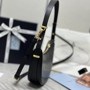 Replica Prada Arque Black - premium-grade designer purse dupe