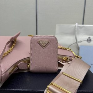 Replica Prada Re-Edition 2005 Pink - realistic designer-inspired fake bag