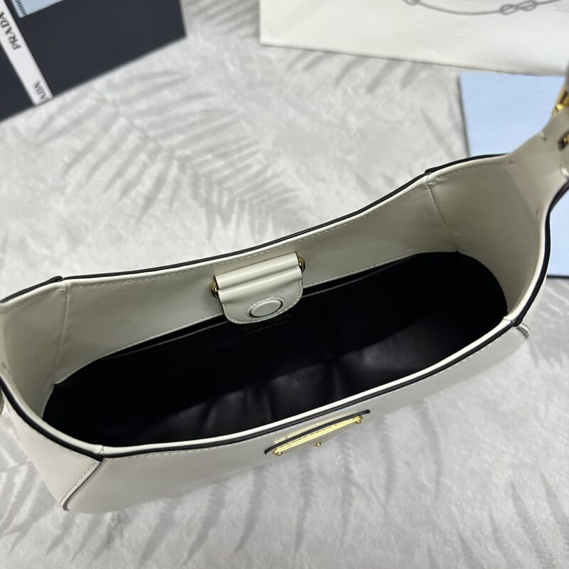 Replica Prada Cleo Medium White - premium-grade designer purse dupe