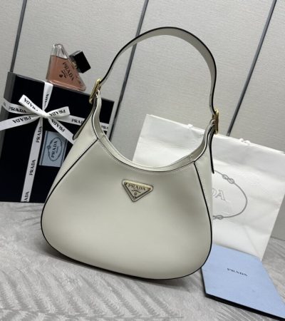 Replica Prada Cleo Medium White - elite superclone designer purse