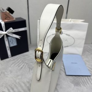 Replica Prada Cleo Medium White - 1:1 designer replica handbag