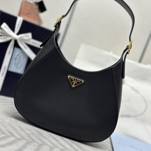 Replica Prada Cleo Medium Black - best quality luxury bag dupe