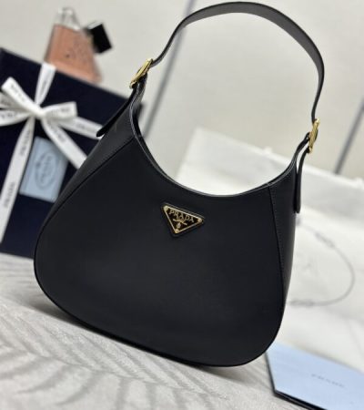 Replica Prada Cleo Medium Black - best quality luxury bag dupe