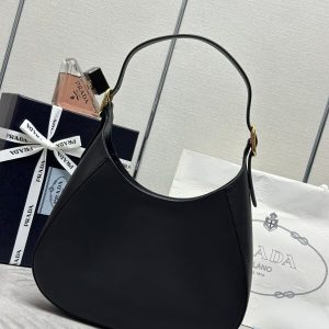 Replica Prada Cleo Medium Black - high-quality designer bag clone