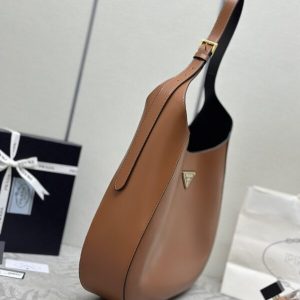 Replica Prada Cleo Large Brown Bag - top-tier luxury replica shoulder bag