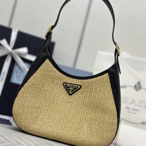 Replica Prada Cleo Black New - authentic-look luxury purse replica