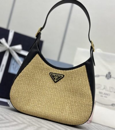 Replica Prada Cleo Black New - authentic-look luxury purse replica
