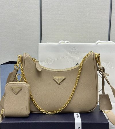 Replica Prada Re-Edition Caramel 2005 - best quality luxury bag dupe
