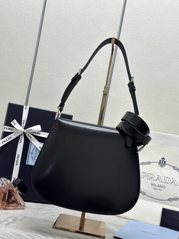 Replica Prada Cleo Black Bag With Flap - top-rated replica designer bag