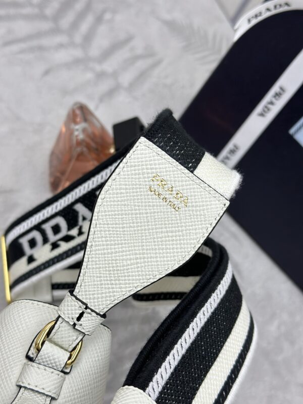 Replica Prada Saffiano White Envelope - high-quality designer bag clone