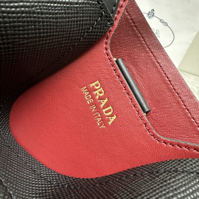Replica Prada Saffiano Black Bucket Black - authentic-look luxury purse replica