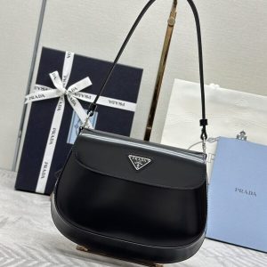 Replica Prada Cleo Small Black Flap - top-rated replica designer bag