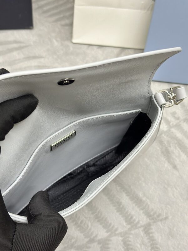 Replica Prada Cleo Small Grey Flap - high-accuracy replica luxury purse