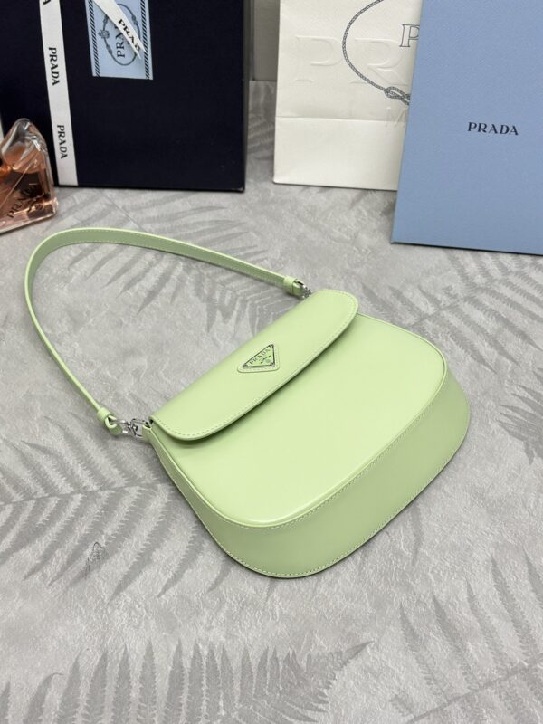 Replica Prada Cleo Small Green Flap - realistic designer-inspired fake bag