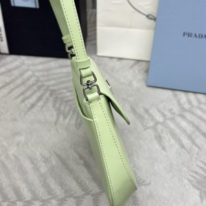 Replica Prada Cleo Small Green Flap - best quality luxury bag dupe