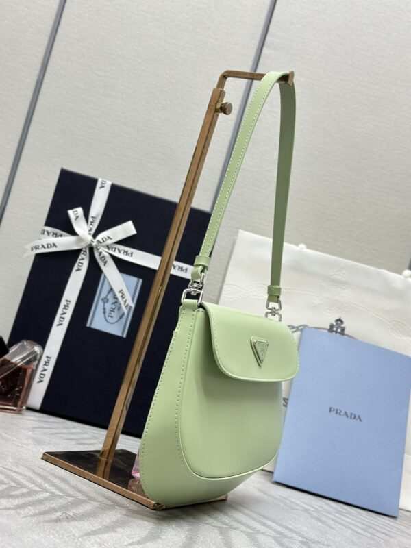 Replica Prada Cleo Small Green Flap - best-selling designer handbag dupe