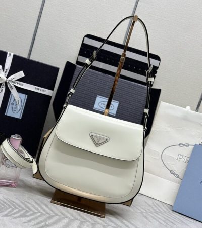 Replica Prada Cleo White Bag With Flap - elite superclone designer purse