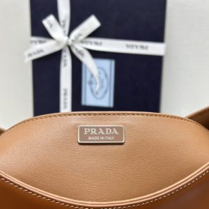 Replica Prada Cleo Brushed Brown Bag - premium-grade designer purse dupe