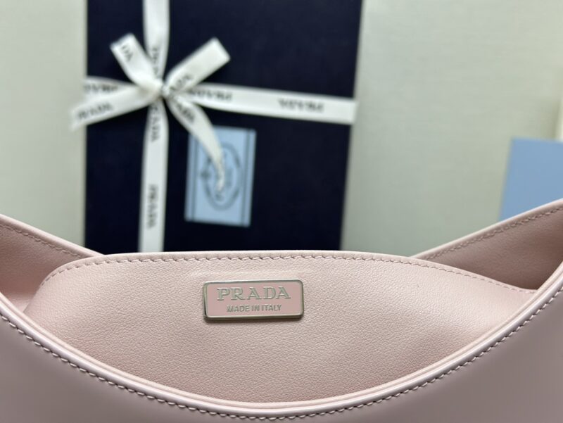 Replica Prada Cleo Brushed Pink Bag - high-end fake designer purse